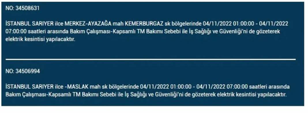 İstanbullular dikkat! 21 ilçede elektrik kesintisi 11